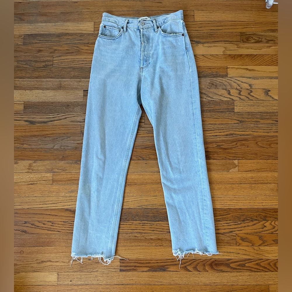Agolde High Rise Light Blue Jeans